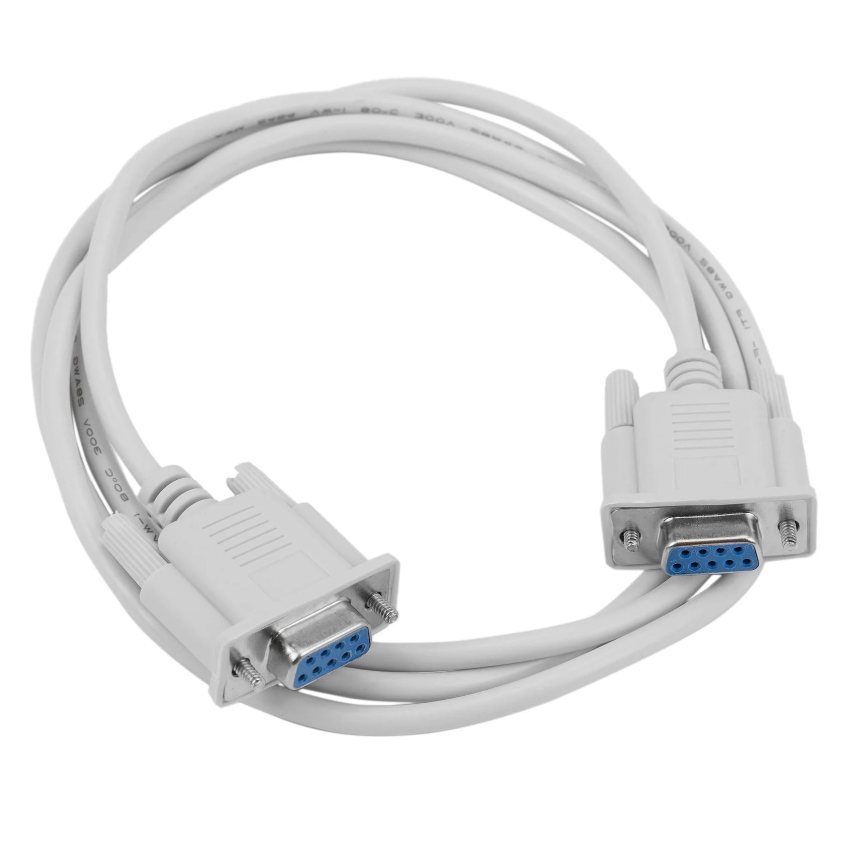 1PC 5ft F / F Serial RS232 Null Modem Cable Female to Female DB9 FTA Connection 9 Pin Data COM Cable Converter PC Accessory Oasis Select Default Title