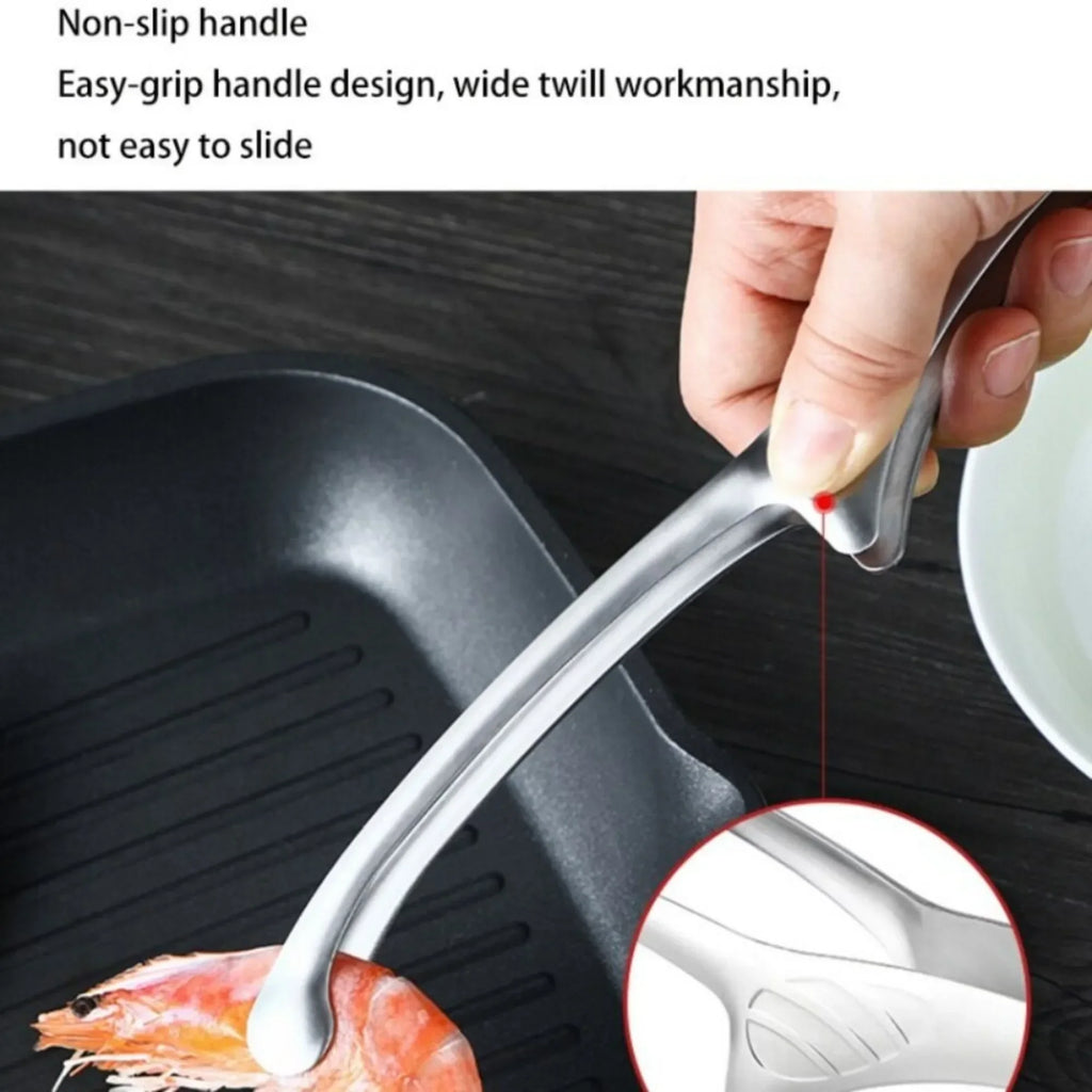 304 Stainless Steel Food Tongs – Long Handle BBQ & Kitchen Kitchen Tongs Oasis Select