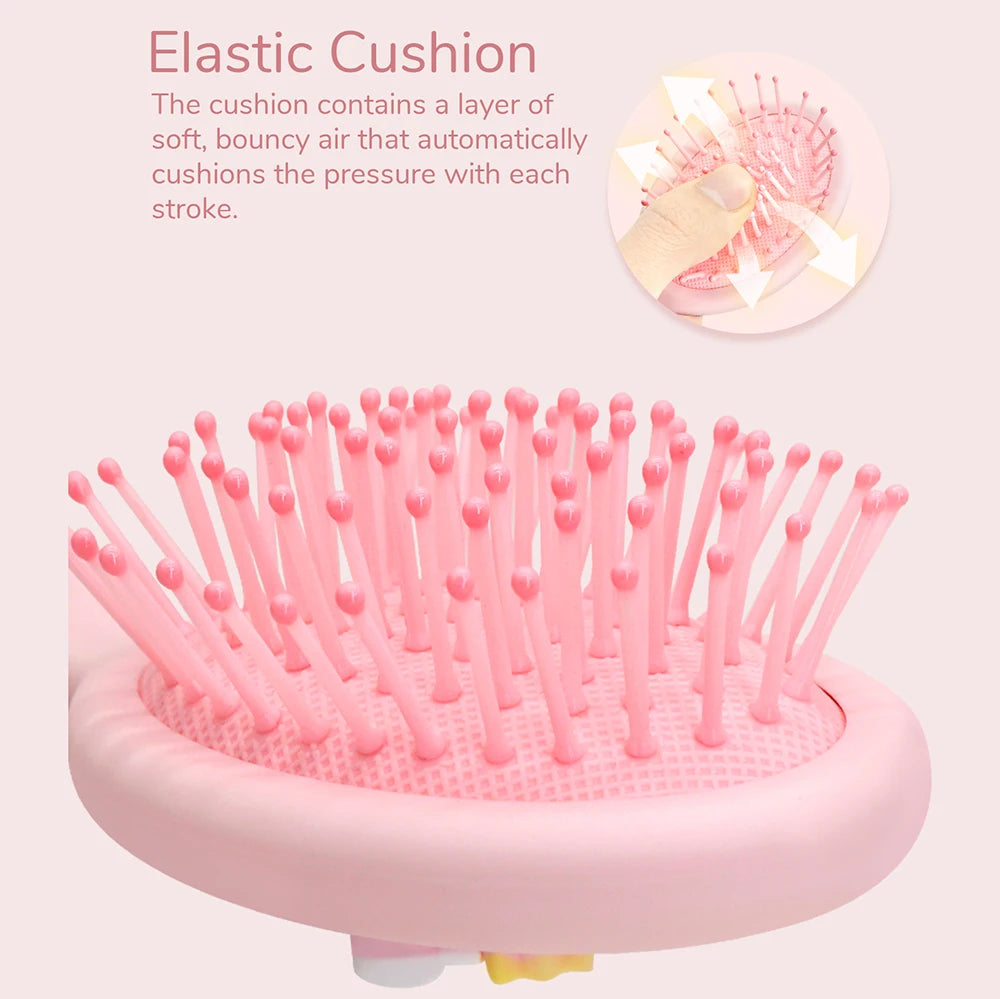 Cartoon Dinosaur Mini Air Cushion Massage Comb – Anti-Static Hair Comb Oasis Select