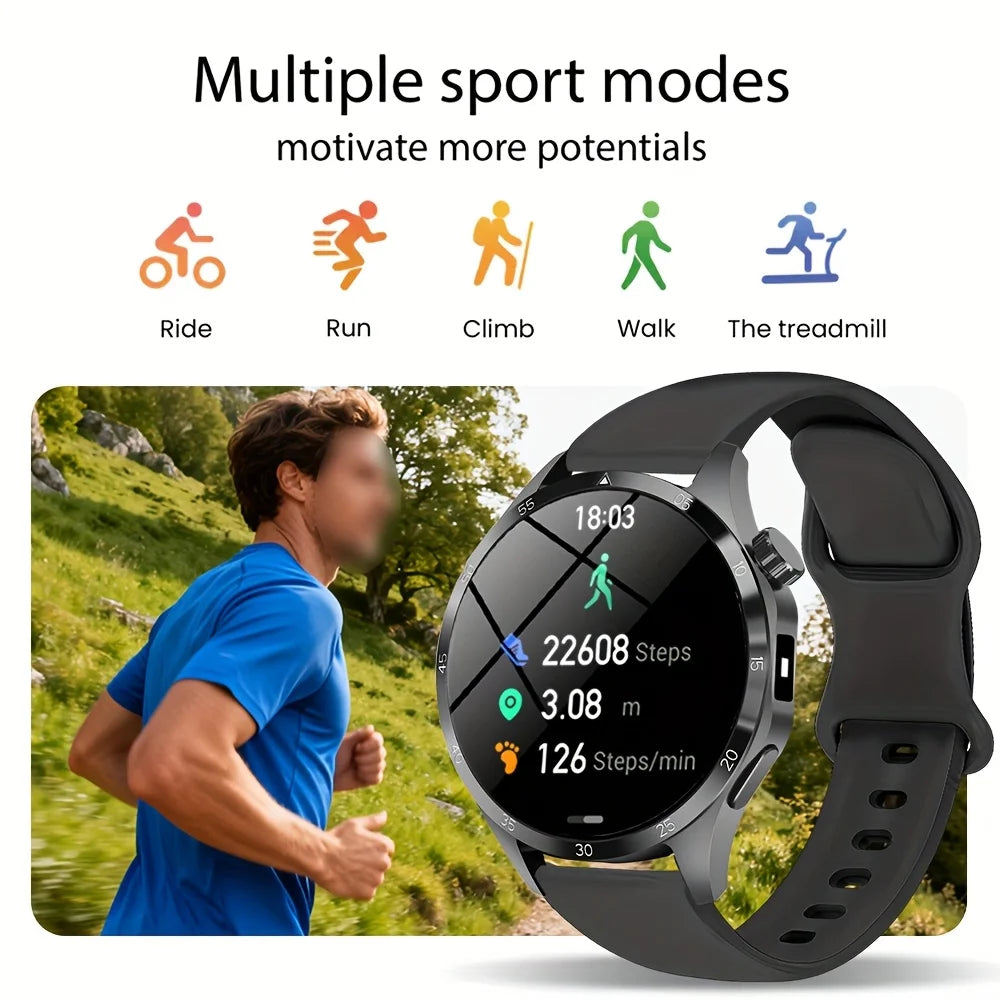 ERUN Smartwatch 1.5" Touchscreen, Fitness Tracker & Earphones