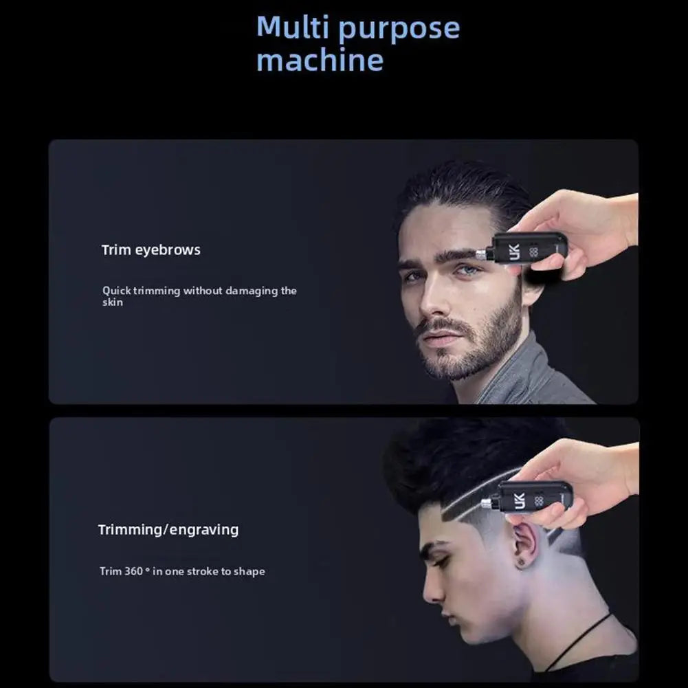 Digital Electric Nose Hair Trimmer Painless Shaving Mens Eyebrow Nose Trimmer USB Rechargeable Ear & Nose Hair Trimmer Machine Oasis Select