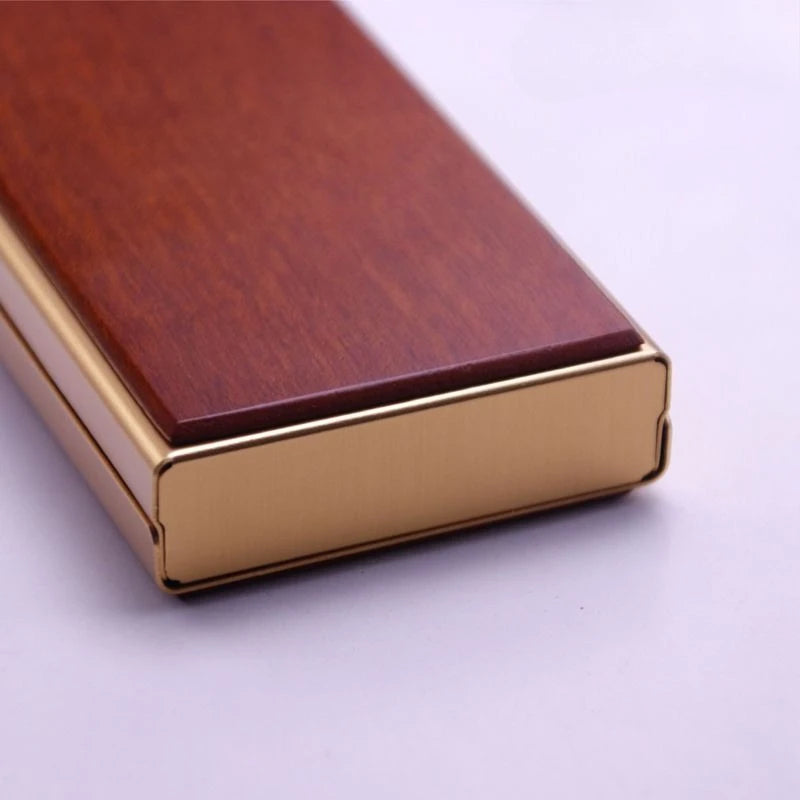 A high-end metal rosewood cigarette box with a 25-tube sliding lid design and a beautiful appearance Oasis Select
