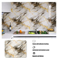 Thickening Decorative Walls Paper Wall Stickers Wallpaper for Kitchen Cooking Bench 40cm Waterproof and Oil Proof Adhesive Home Oasis Select A 40cmX100cm