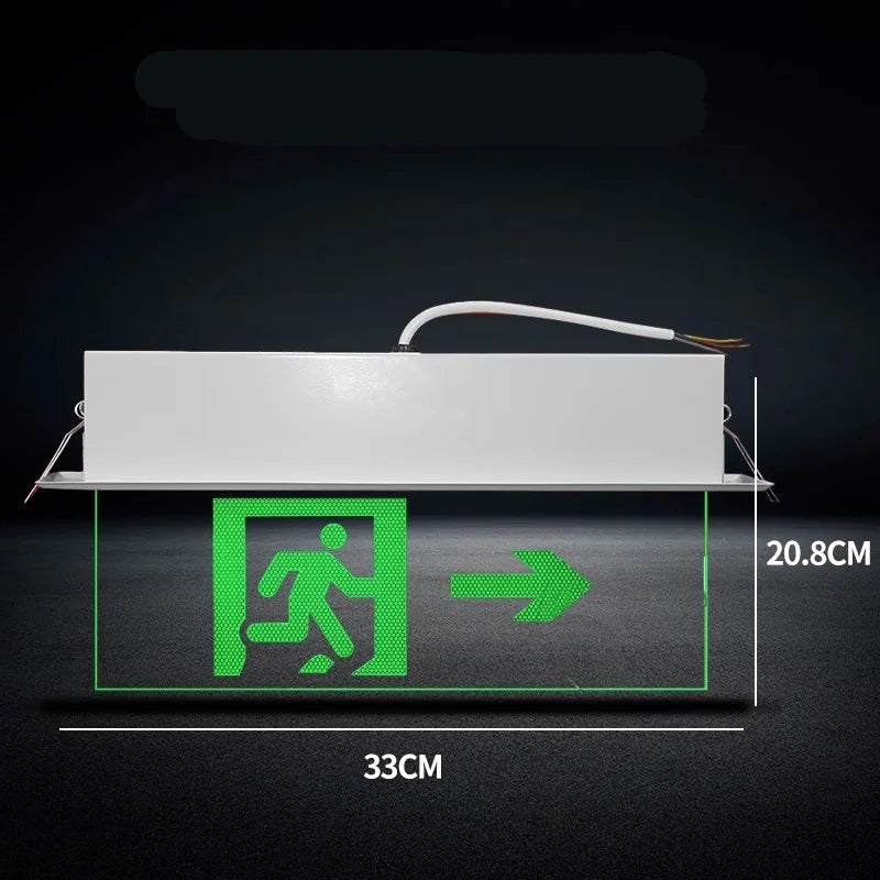 LED Emergency Exit Sign Light | AC 85–265V | SHINEKNOT