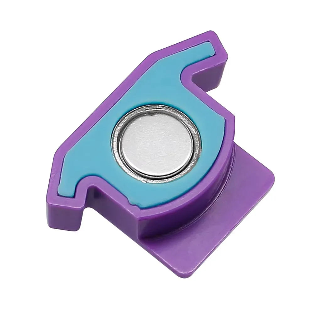 Anti-Slip Grip Sewing Magnetic Seam Guide Locking with Scale Sewing Ruler Anti-Curling DIY Crafts Sewing Machine Seam Hem Guide Oasis Select Purple