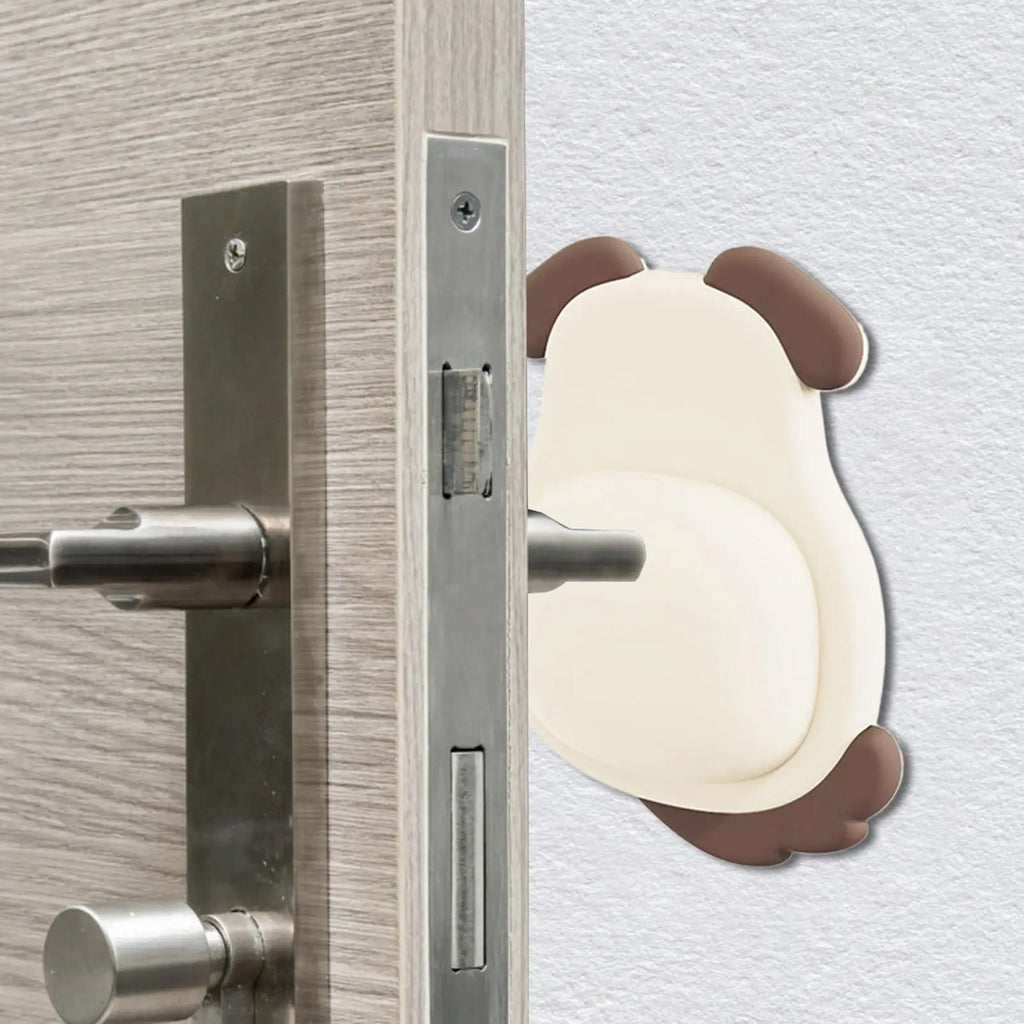 Adhesive Wall Protector Silent Self-Adhesive Door Bumper Wall Guard Cartoon Animal Design Anti-Collision Pad for Apartment Home Oasis Select