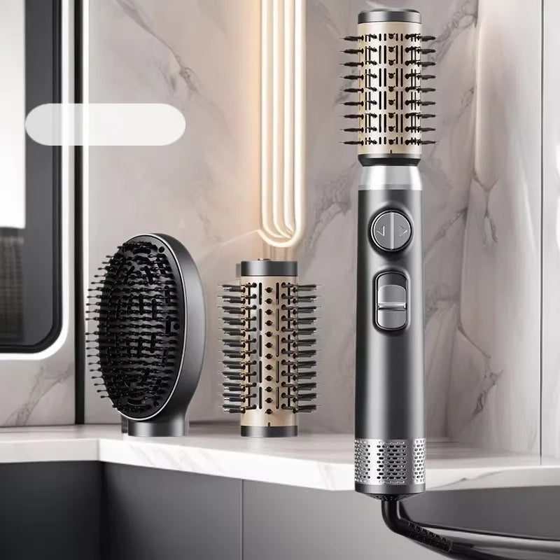 Multifunctional styling hot air comb and curling wand 3-in-1 hair changing comb forcurling and straightening 3-in-1quick styling Oasis Select