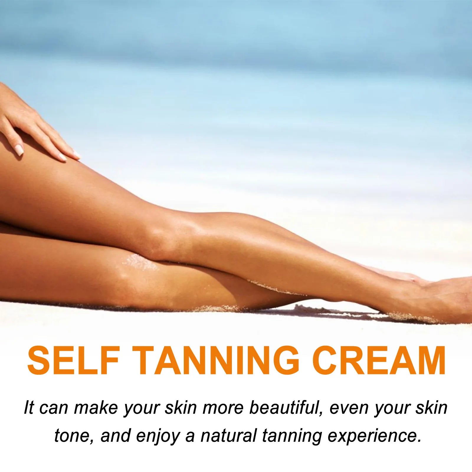 OceAura Tanning Accelerator Cream – Natural Self Tanner 100g