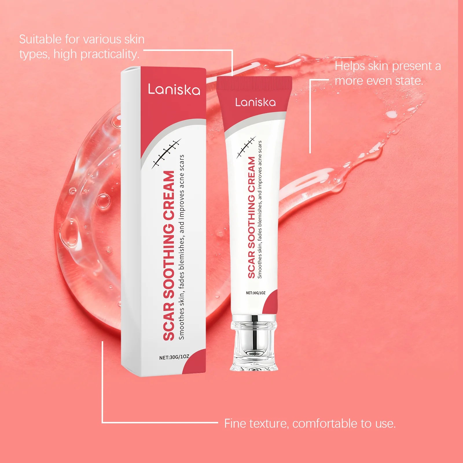 Laniska Gentle Nourishing Moisturizing Body Cream 30g Moisturizing Body Cream Oasis Select