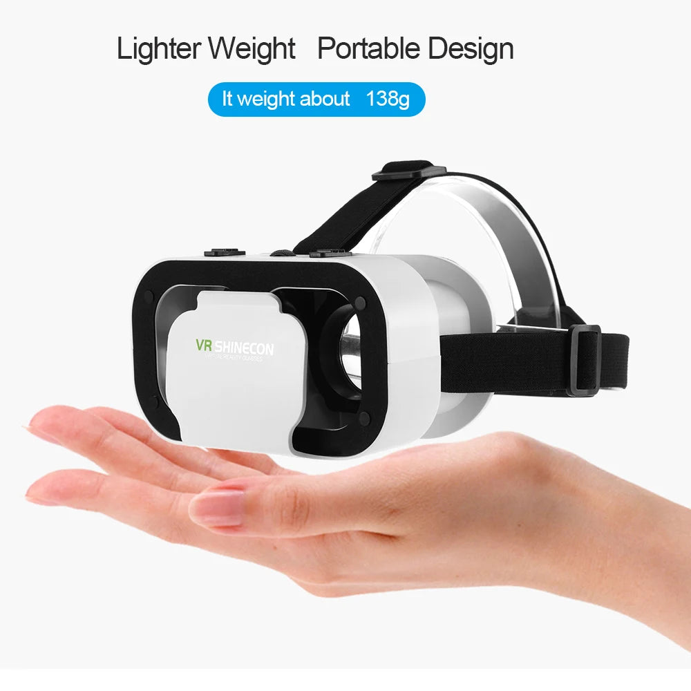 Shinecon VR Headset 3D Glasses for iOS & Android Phones