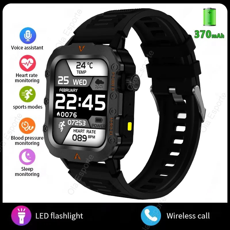 Ola Esporte HT30 Sports Smartwatch – Bluetooth Call & LED