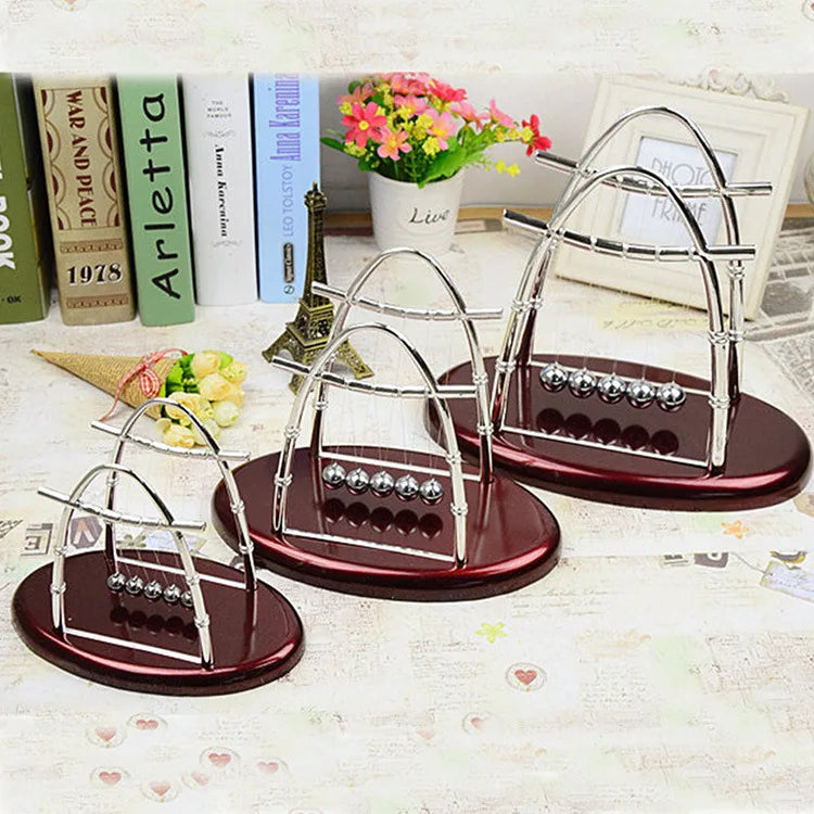Sail-shaped Pendulum Balls, Oval Newton Bump Balls, Creative Home Decoration Craft Gift Items Oasis Select