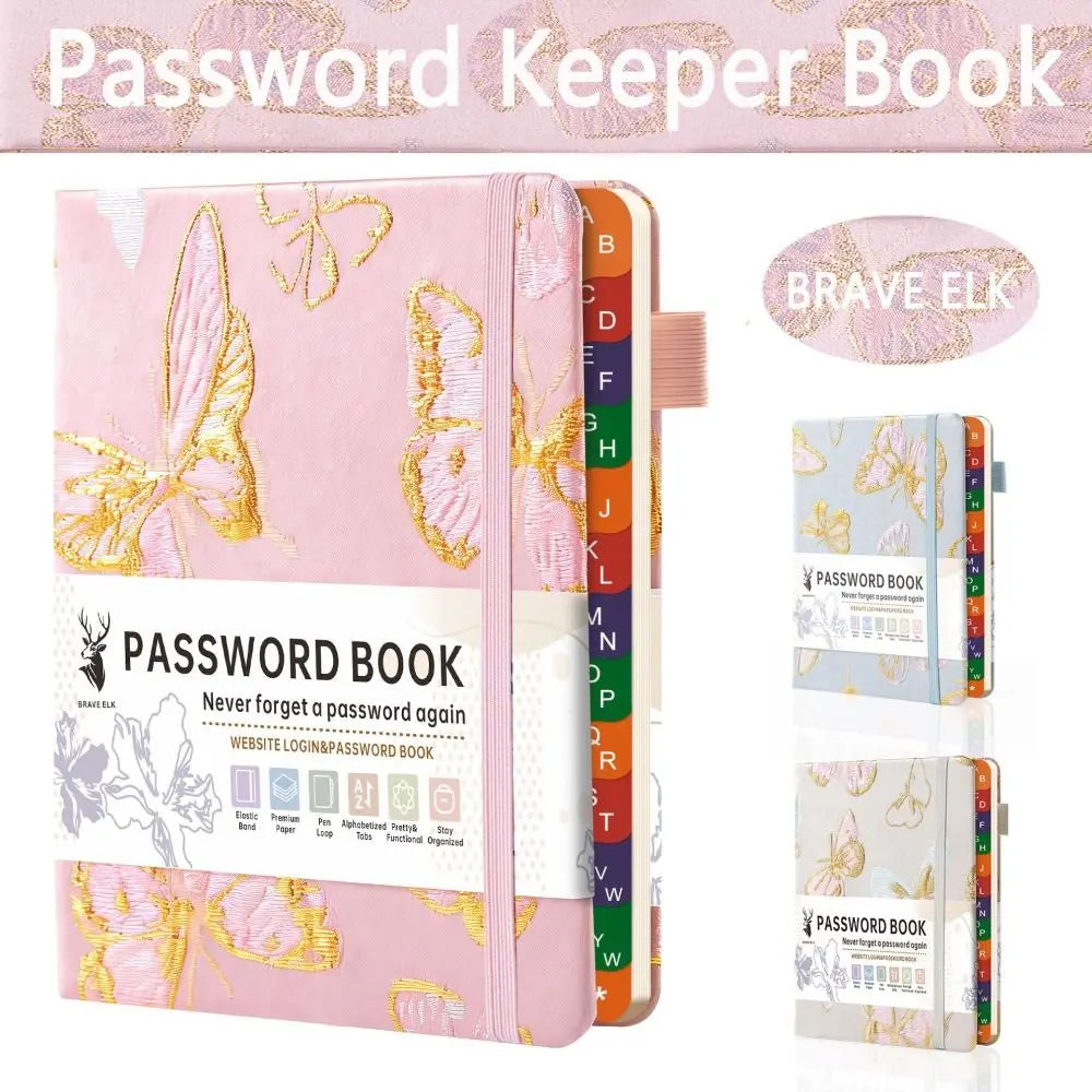 Delicate Embroidered Decoration B6 Embroidery Notebook Practical Band Design Soft Touch Hardcover Soft Touch Hardcover Notepad Oasis Select