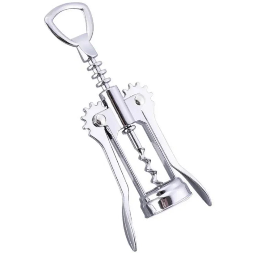 Portable Stainless Steel Red Wine Opener Wing Type Metal Sommeliers Corkscrew Bottle Openers Corkscrews Wine Cork Remover Oasis Select
