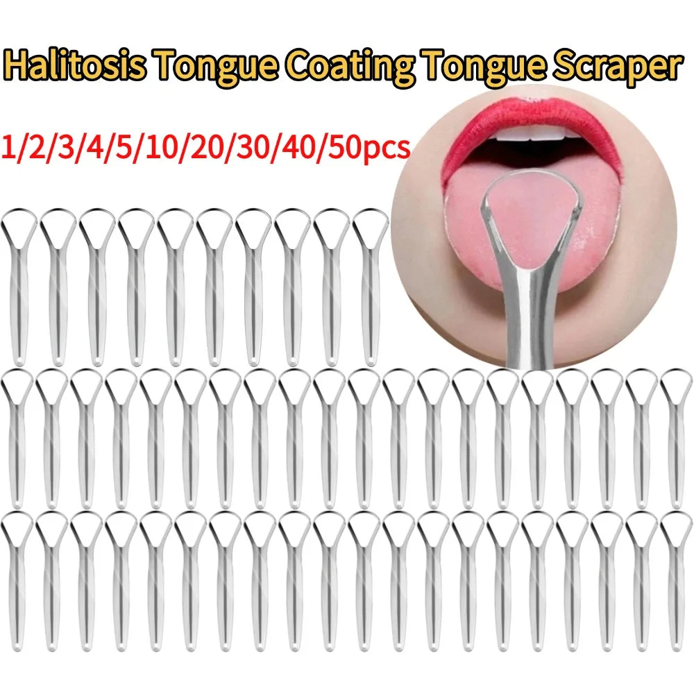 Stainless Steel Tongue Scraper – Fresh Breath Oral Care Tongue Scraper Oasis Select