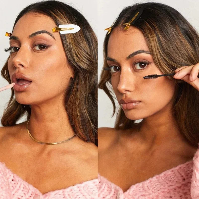 4pcs No Bend Seamless Hair Clips Side Bangs Fix Fringe Barrette Makeup Washing Face Accessories Women Girls Styling Hair Pins Oasis Select