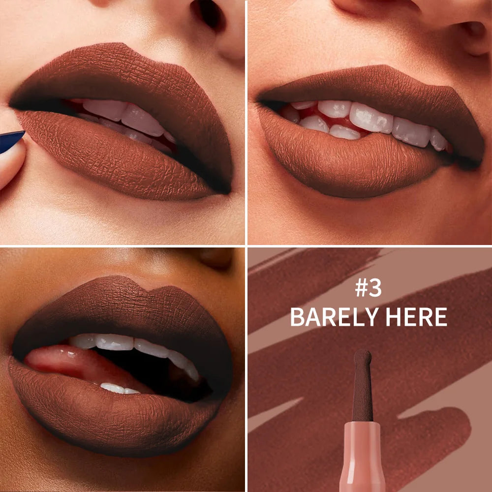 Waterproof Lip Liner Stain Lip Lingerie Long Lasting 8 Colors Transfer Proof Smudge Resistant Color No Bleed Formula Cosmetics Oasis Select