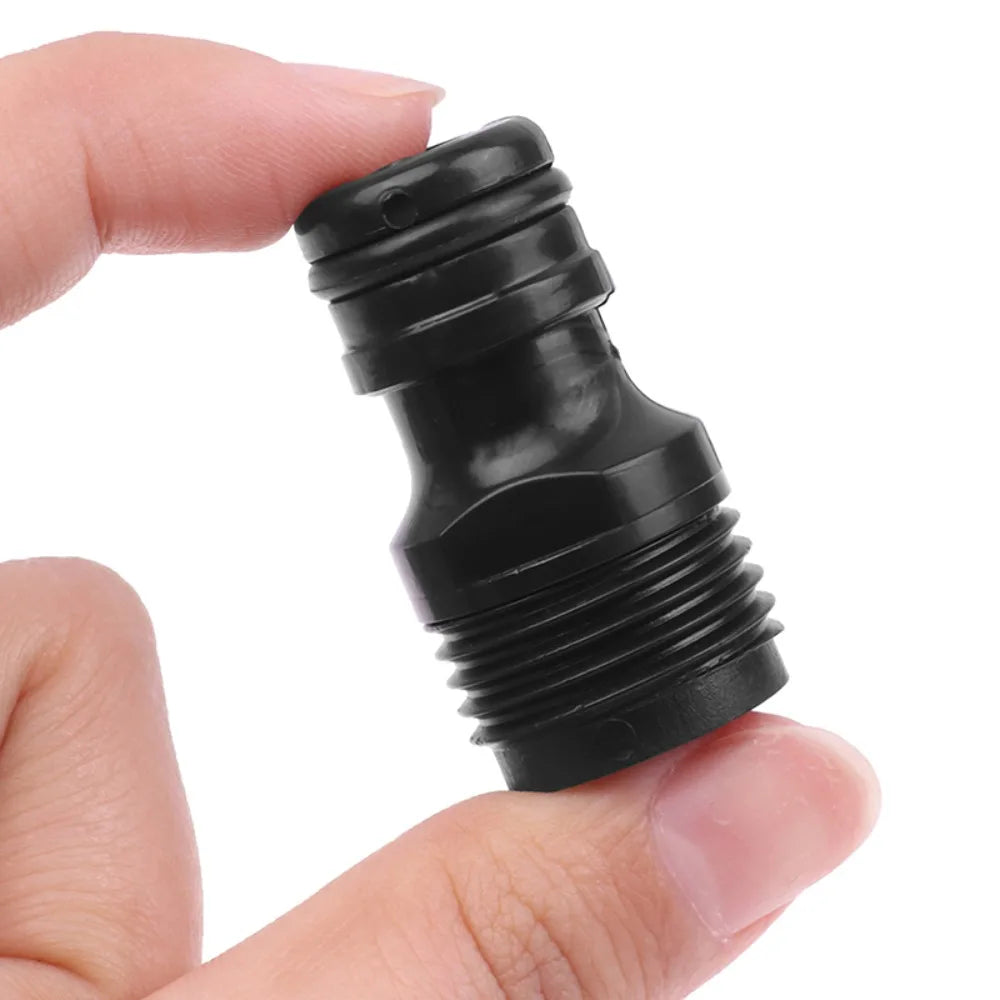 2PC Easy to Use Home Garden Plastic Yard Water Hose Tap Adaptor Water Hose Pipe Connector Garden Tool Garden Irrigation System Oasis Select