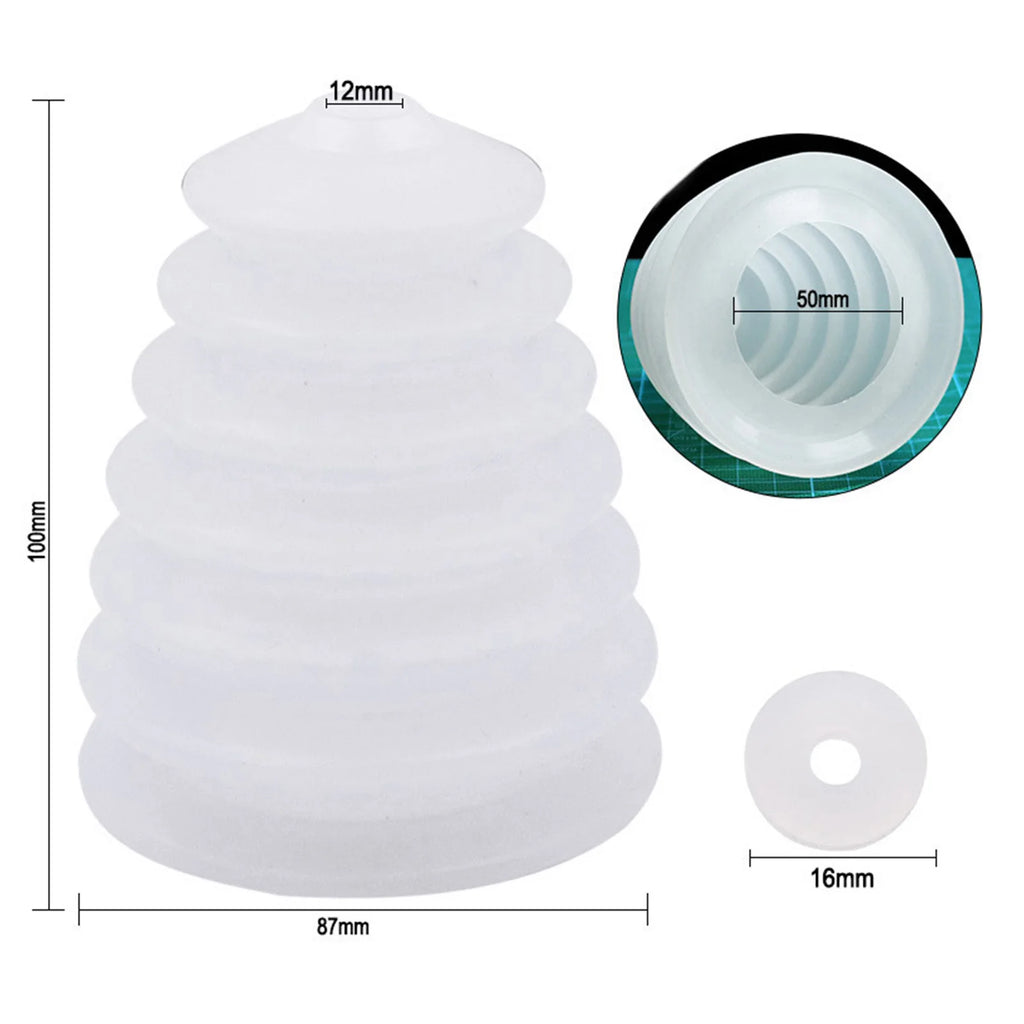 Electric Drill Dust Cover Silicone Cover Rubber Hammer Drill Collector Drill Dust Cover Electric Tool Accessories Oasis Select C