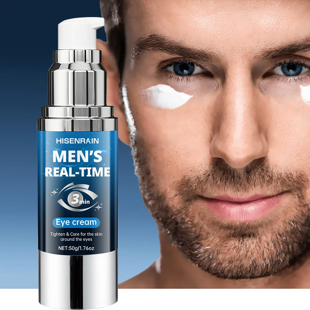 HISENRAIN Men's Anti-Aging Eye Cream | Airless Pump 50g