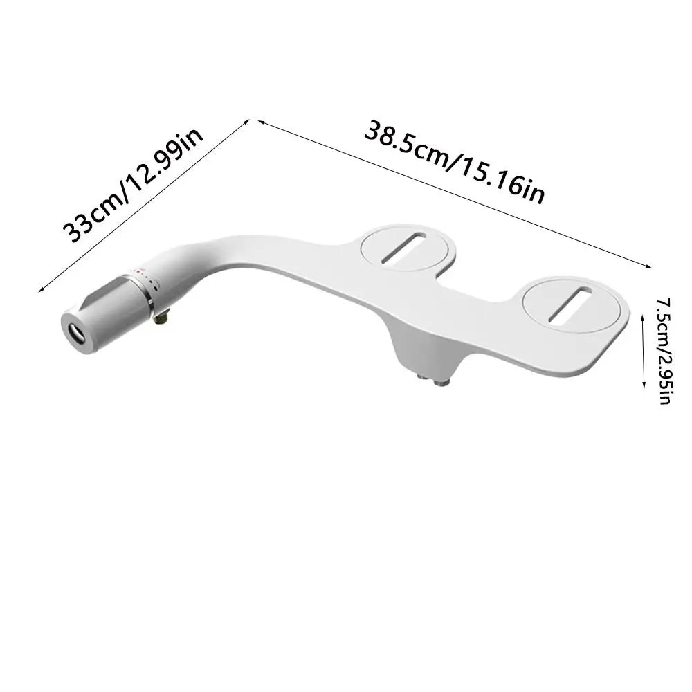 Ultra-Slim Dual Nozzle Bidet Toilet Attachment | Non-Electric