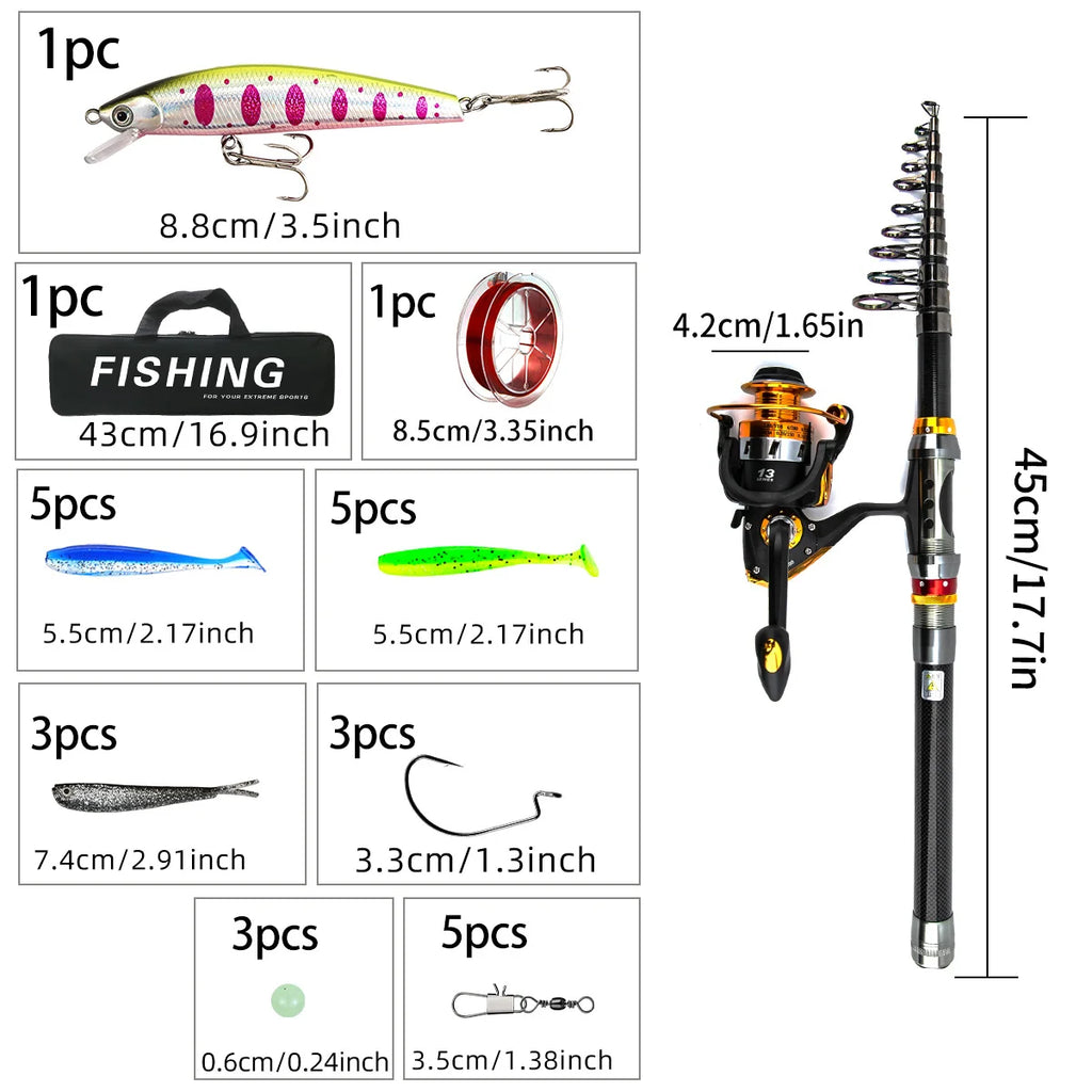 Carbon Road Ya Rod Set Universal Straight Handle Spinning Wheel Fishing Rod Full Range Ya Rod Oasis Select