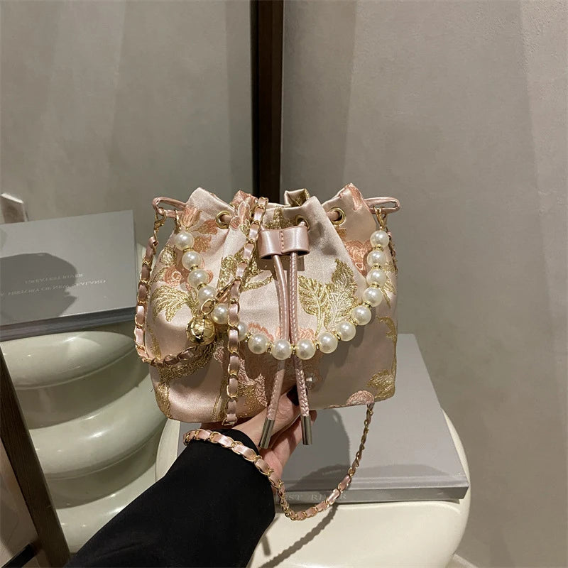 Chinese Embroidery Women's Handbag – Shoulder & Crossbody Tote