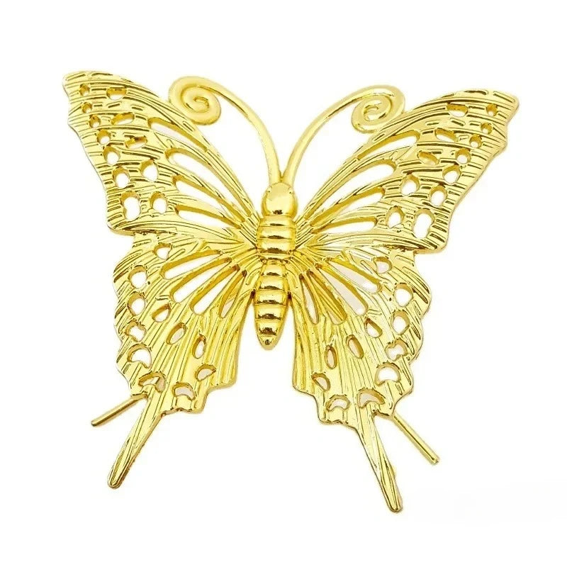 Retro Alloy Dragonfly Butterfly Small Ornaments Office Study Desktop Insect Pen Holder Decoration Home Decor Oasis Select D