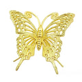 Retro Alloy Dragonfly Butterfly Small Ornaments Office Study Desktop Insect Pen Holder Decoration Home Decor Oasis Select D