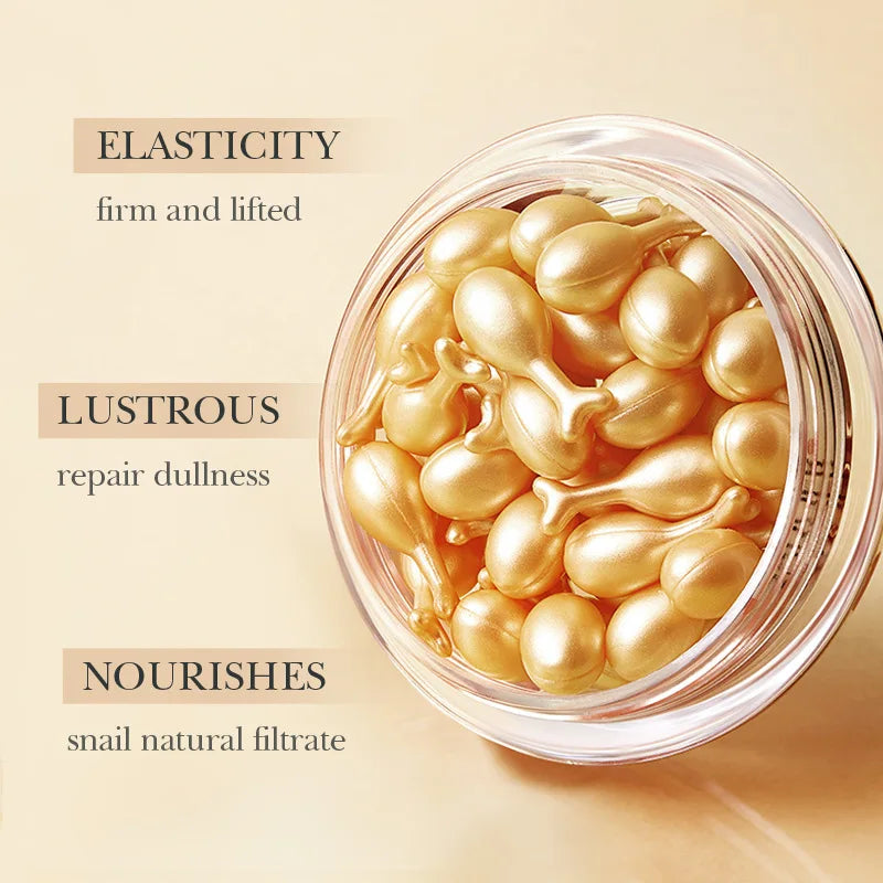 Snail Secretion Facial Essence Capsules – Moisturizing Serum