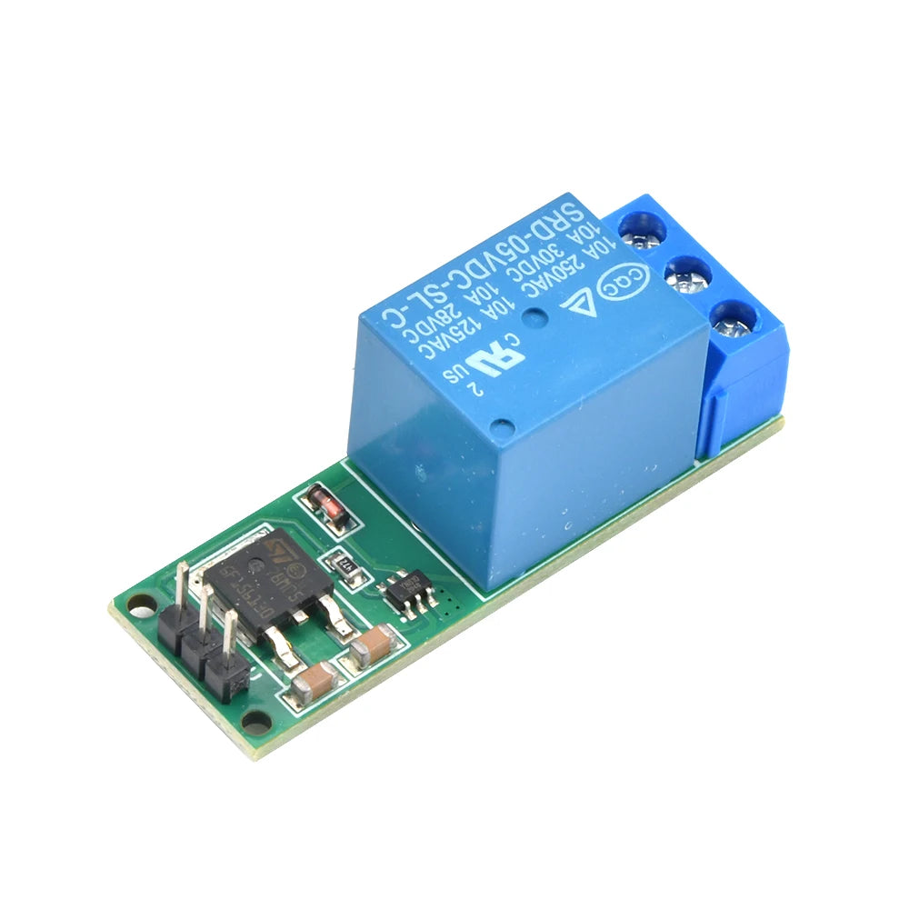 DC 6-24V Flip-Flop Latch Relay Module 1 Way Bistable Self-locking Relay Switch For Smart Home LED Car Low Pulse Trigger Board Oasis Select