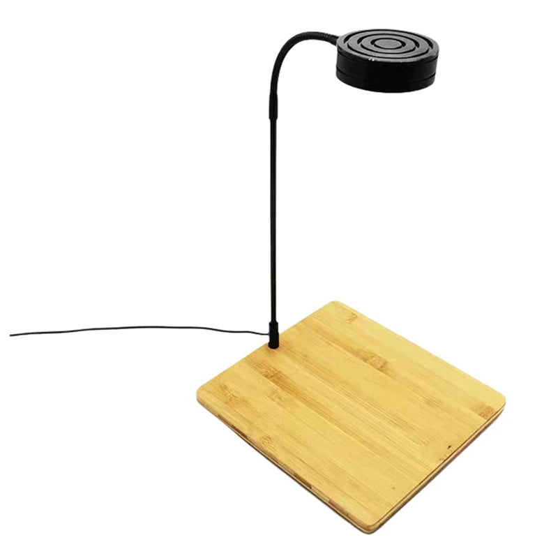 LED Aquarium Fish Tank Light With Bamboo Base Lamp For Aquariums Potted Plants Succulents Miniature Landscape US Plug 5W Oasis Select As Shown 5W(A) NONE