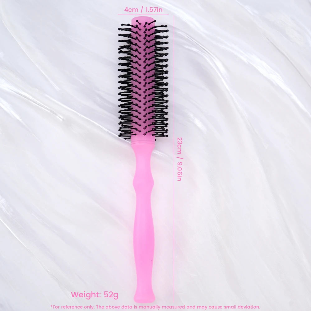 Ergonomic Round Styling Brush – Soft Nylon Bristles, All Hair Types Round Styling Brush Oasis Select