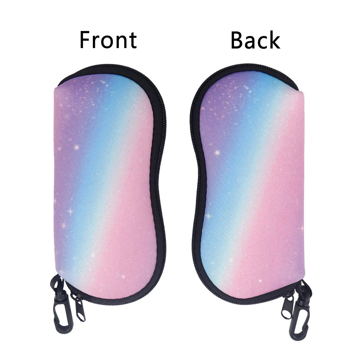 Starry Sky Glasses Case Unisex Travel Sunglasses Protector Box Glasses Bag Fashion Zipper Storage Box Portable Soft Case Oasis Select Style A