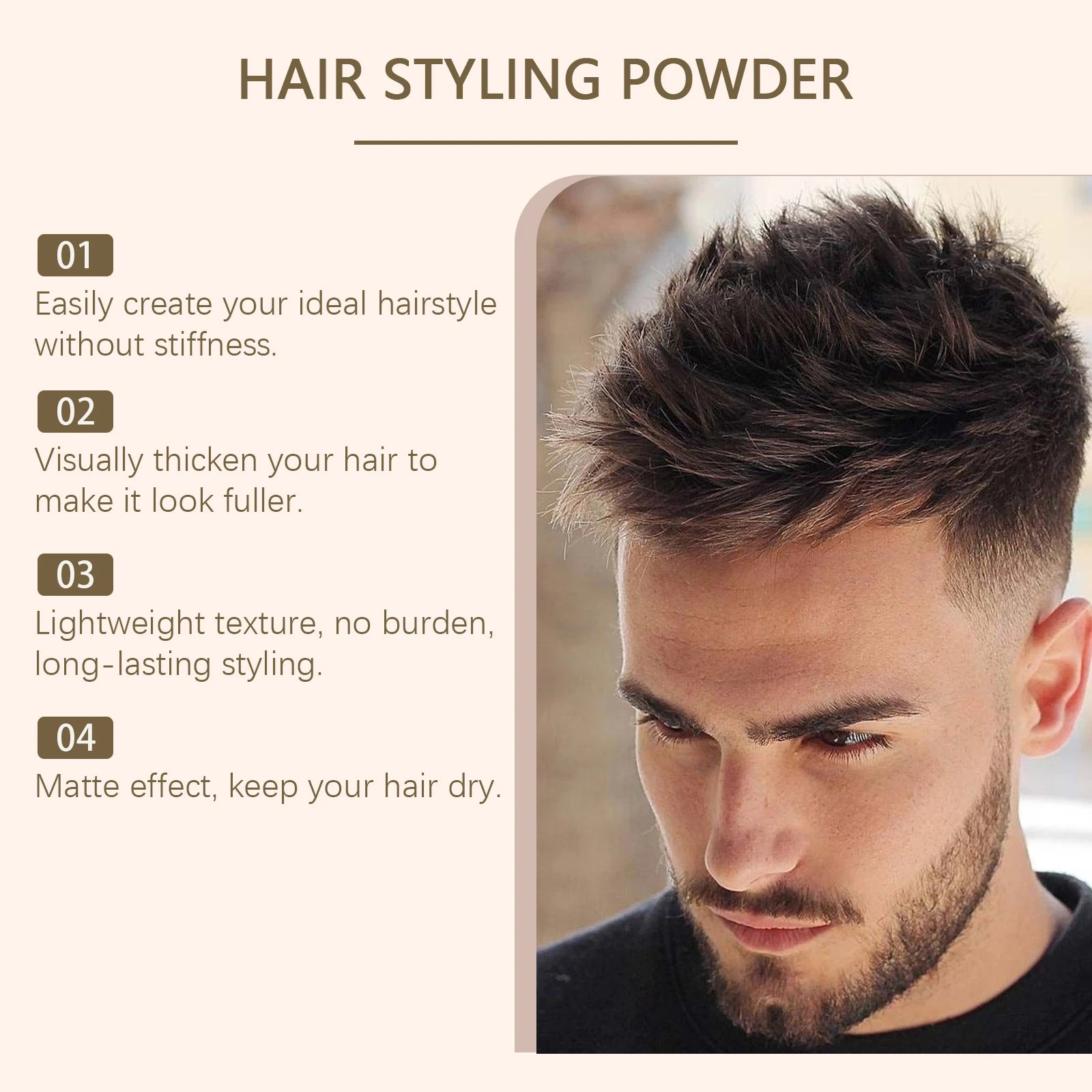 Volumizing Hair styling Powder Hair Volumize Hair Powder Magical Fluffy Hair Powder Mattifying Modeling Styling Hair Powder Oasis Select