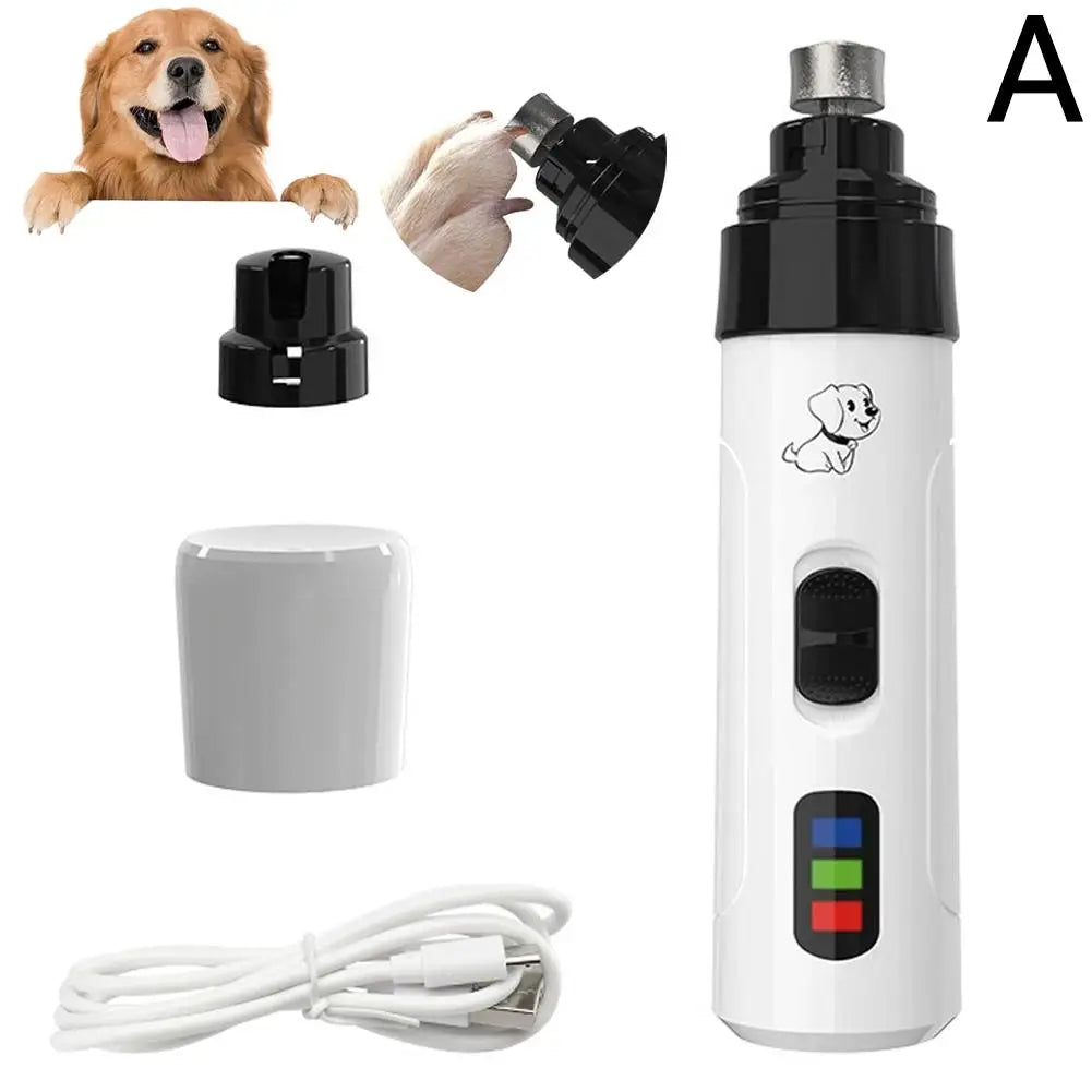 Electric Dog Nail Grinder Puppy Cat Nail Clippers Professional Pet Grooming Gadget Diamond Bit Replacement Head Dog Nail Trimmer Oasis Select A
