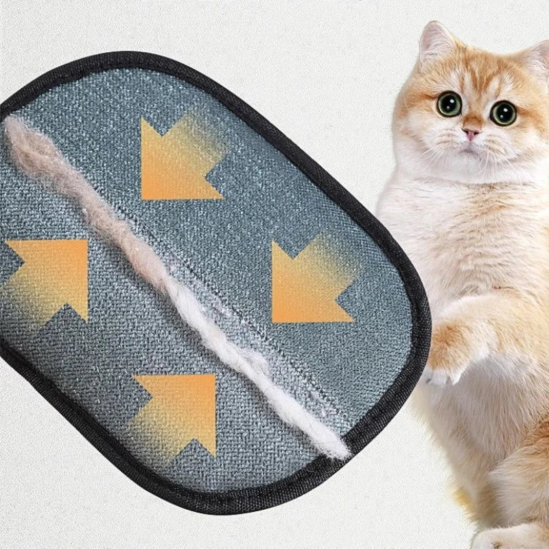 Pet Hair Removal Tool Reusable Static Removal Gloves, Double-Sided Grooming Gloves for Pets Removes Pet Fur Hair for Carpets Oasis Select