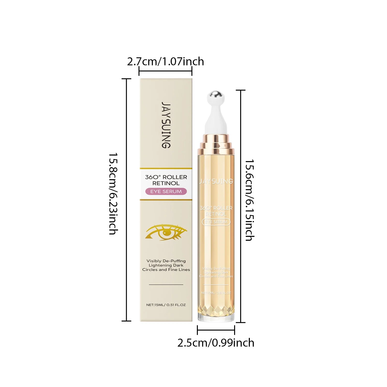 Hoygi Bee Venom Eye Cream – Dark Circles & Firming Eye Cream Oasis Select 15ml RetinolEyeSerum