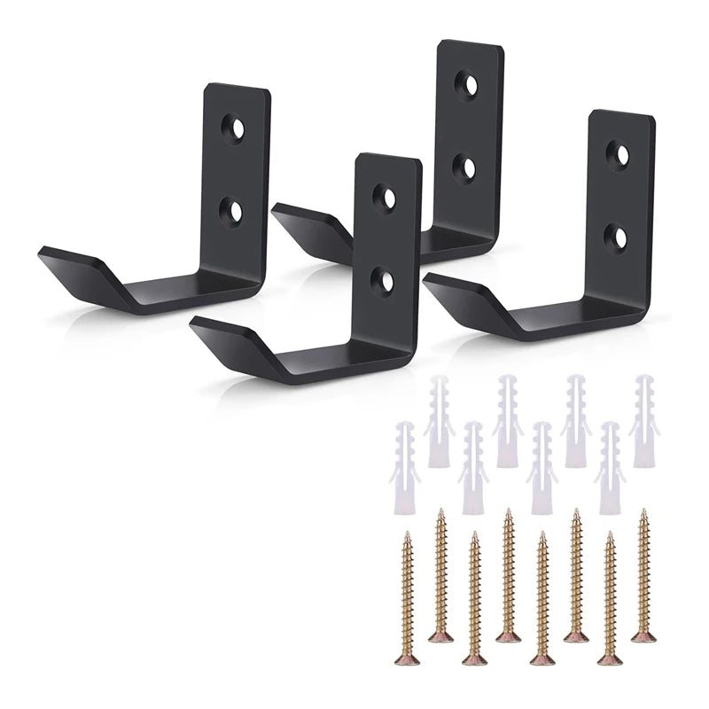 Jack Stands Wall Mount Organizer, Car Jack Stands Storge Rack/Hanger/Hook Wall Mount Heavy Duty Holder Oasis Select Black 4 Pcs