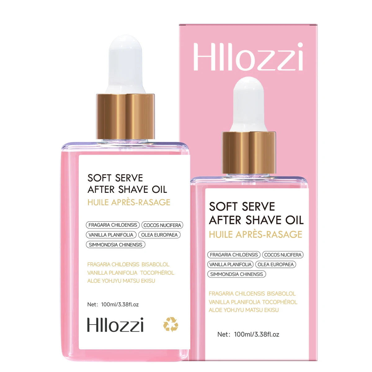 100ml/3.38f.oz Strawberry soft serve after shave oil Deeply hydrating and nourishing the skin Men & Women Hydrating Serum Oasis Select 100ml