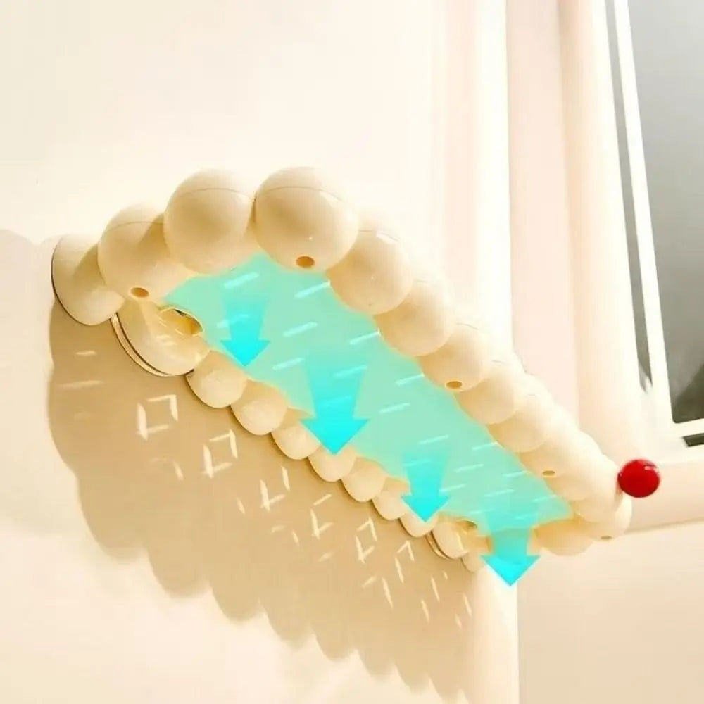 Wall-Mounted Suction Cup Cosmetics Storage Rack – No Drill