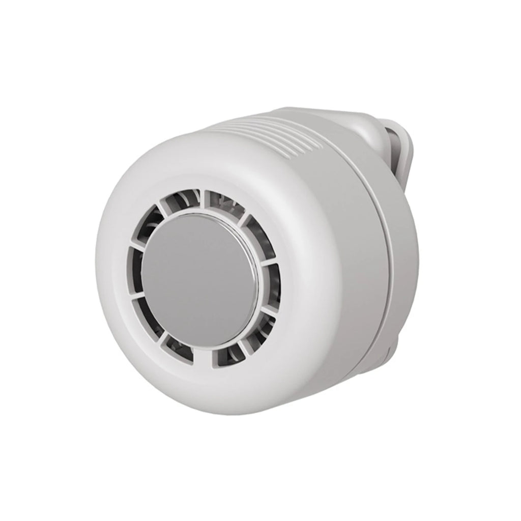 Silent Small Clip Fan 3 Speed Adjustable Cooling Fan 1800mAh Battery Type-C Rechargeable for Office Camping Travel Outdoor Oasis Select WHITE China Mainland