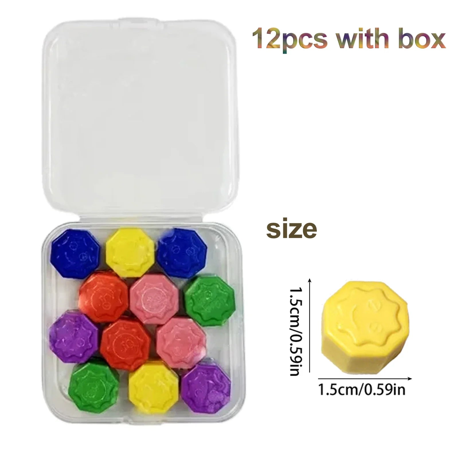 6/12PCS Korea Traditional Play Game Gonggi Jack Stone Pebbles Set Box Exercise Colorful Fun Stress Relief Toy Oasis Select 12PCS