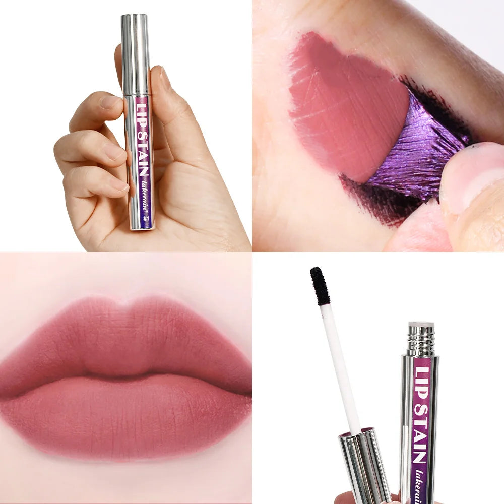 Lakerain Waterproof Peel-Off Matte Lip Stain Tint – 3 Shades Peel-Off Lip Stain Oasis Select metal pipe lightpink
