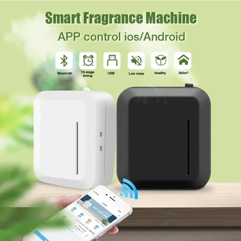Aroma Diffuser Bluetooth App Control 300m³ Pure Waterless Aromatherapy Essential Oil Fragrance Machine For Home Hotel Office Oasis Select