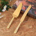 2Pcs Wedding Cake Knife and Shovel Pizza Bread Knife Wedding Supplies Cake Knife Triangle Bread Shovel Baking Tools Oasis Select Style 3