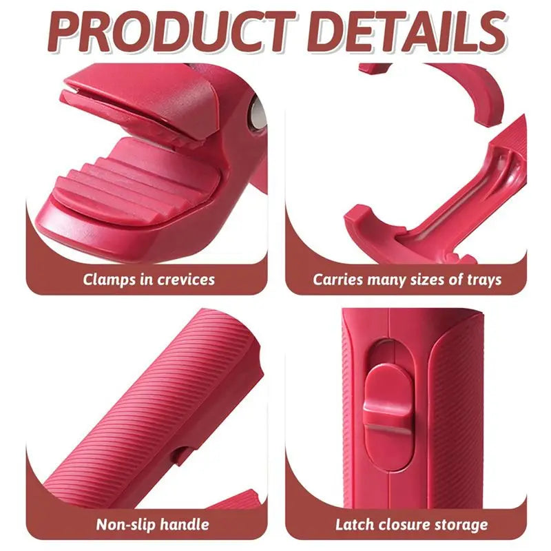 LIKE WISH Multipurpose Bowl And Plate Clip, Non-Slip, Heat Resistant For Microwave And Air Fryer Oasis Select
