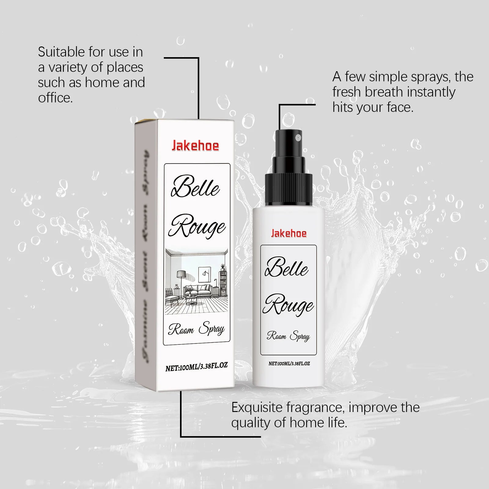 Indoor Jasmine Fragrance Spray Purify Air Remove Odour Boosting Mood Long Lasting Fragrance Barthroom Many Place Fragrance Spray Oasis Select