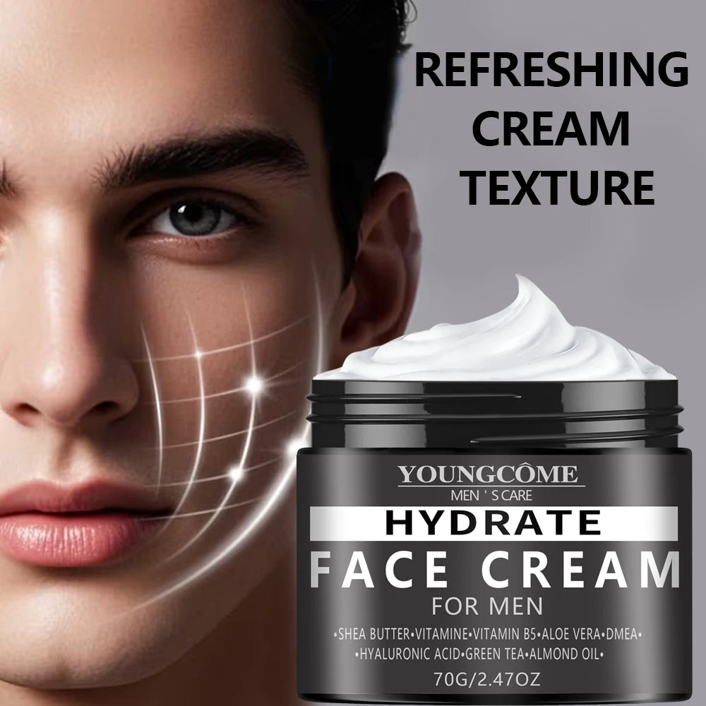 Men's Shea Butter Face Cream – Vitamin B5 & Hyaluronic Acid