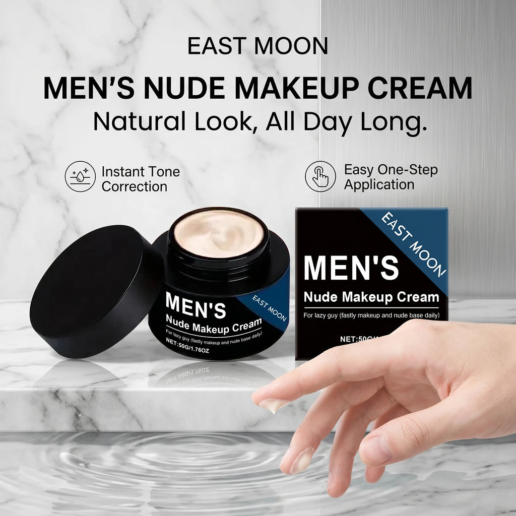 Men's Nude Makeup Cream Brightening Bb Cream for Men Oil Control Concealer Foundation for Natural No-Makeup Look Lazy Makeup Oasis Select